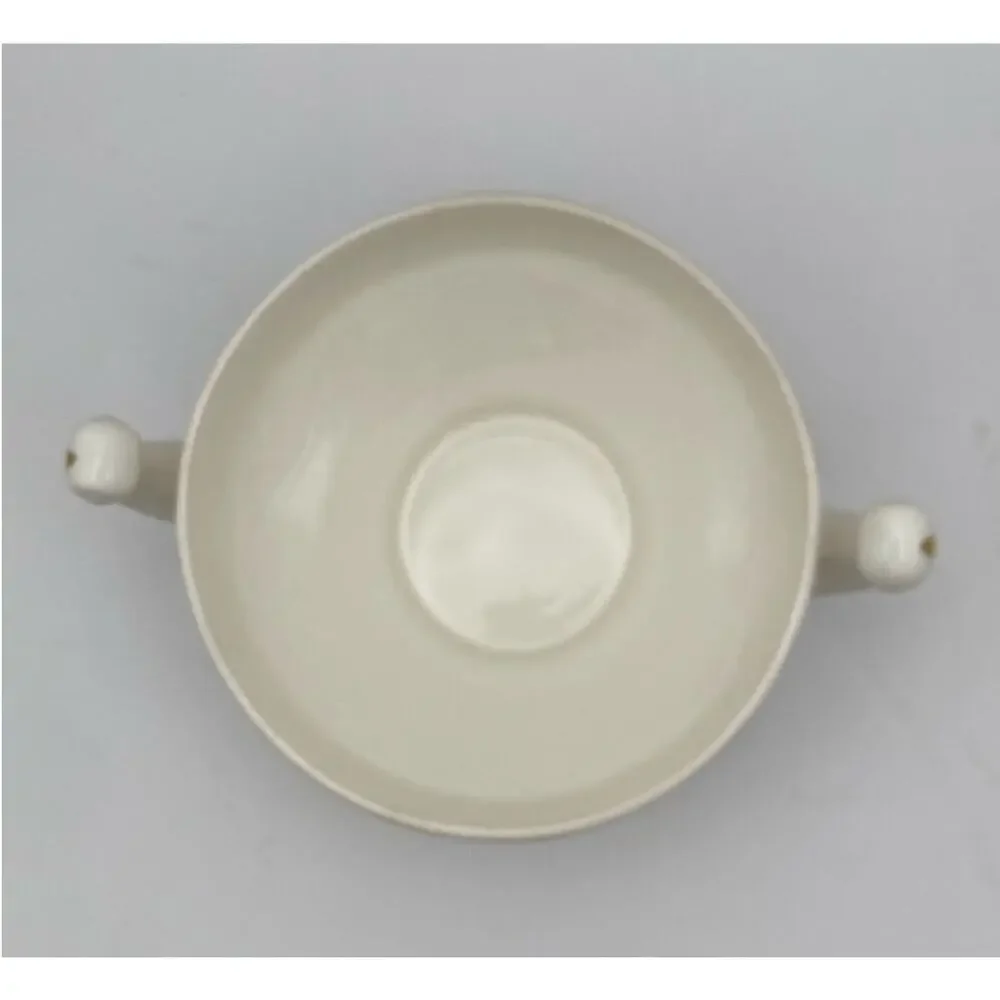 Vintage 1920's-1930's Mildred Pattern Mount Clemens Gold Rim Sugar bowl with Lid